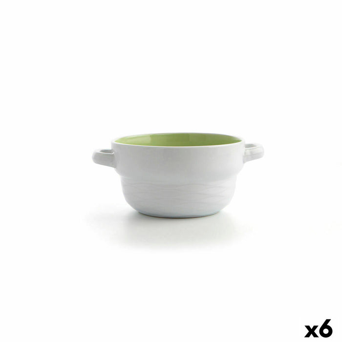 Ciotola Quid Vita Bicolore Ceramica 500 ml (6 Unità) (Pack 6x)