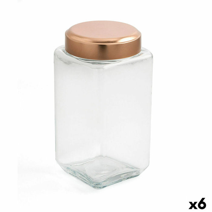 Jarra de vidro de cobre Quid B&amp;w 1,65 L (pacote 6x)