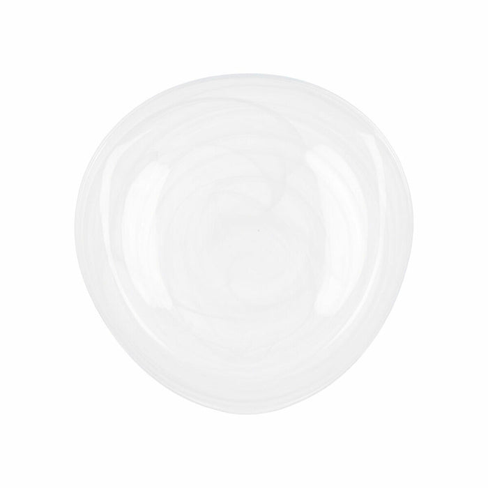 Prato De Jantar Quid Boreal Vidro Branco Ø 30 cm (6 Unidades) (Pack 6x)