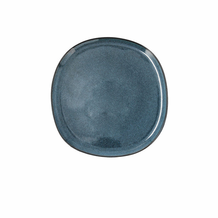 Piatto da pranzo Bidasoa Ikonic Azzurro Ceramica 20,2 x 19,7 x 1,3 cm (6 Unità) (Pack 6x)