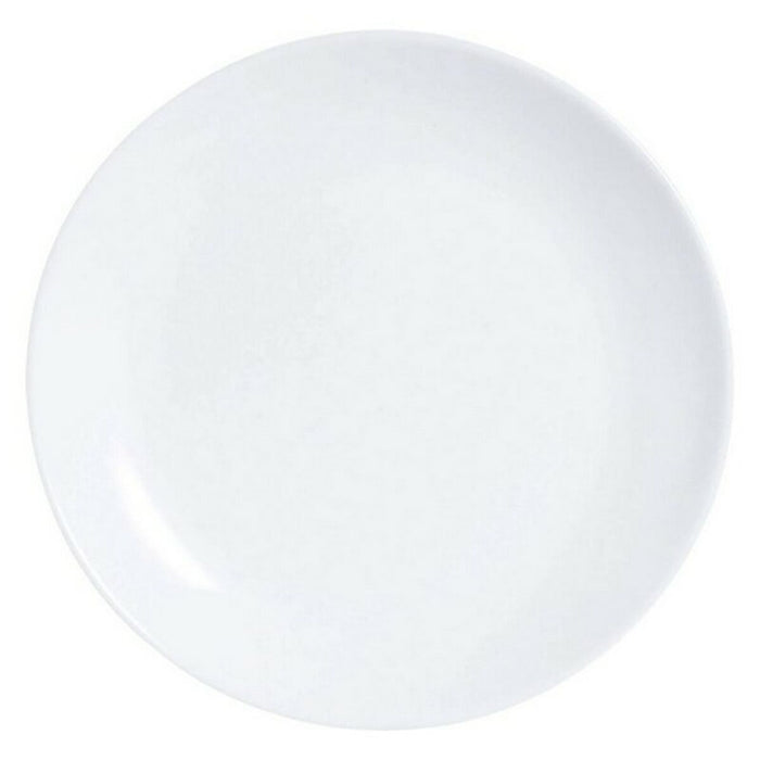 Conjunto de pratos Luminarc Diwali 6 peças de vidro branco 19 cm