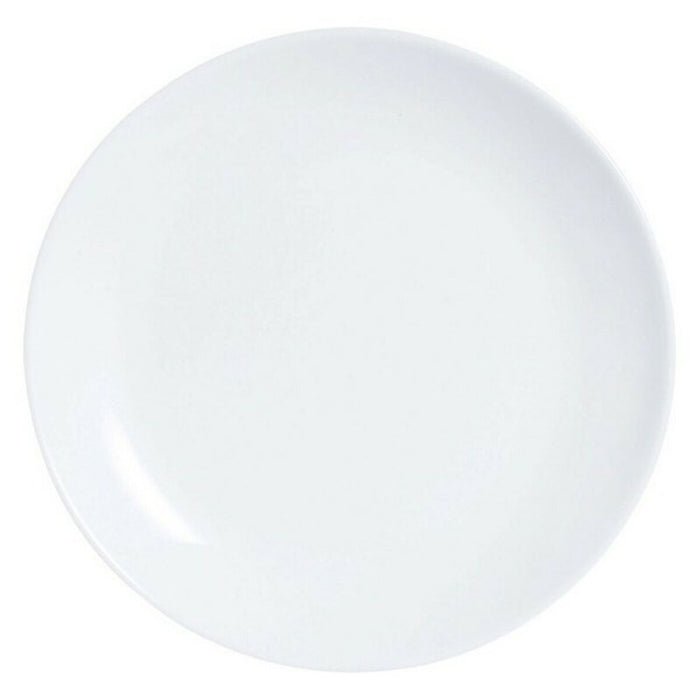 Conjunto de pratos Luminarc Diwali 6 peças de vidro branco 19 cm