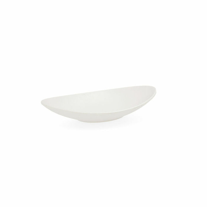 Piatto Fondo Quid Select Ovale Bianco Plastica 18 x 10,5 x 3 cm (12 Unità)
