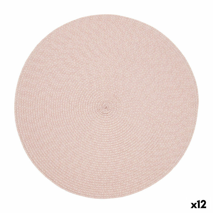 Mantel Individual Quid Vita Peoni Rosa Plástico 38 cm (Pack 12x)