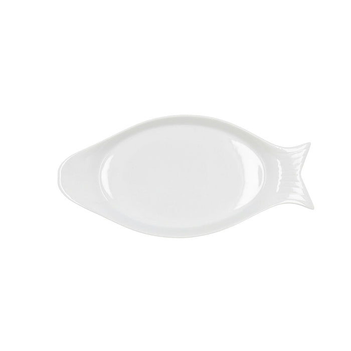 Bandeja de Horno Quid Gastro Cerámica Blanca (32,5 x 15,5 x 2,5 cm) (Pack 6x)