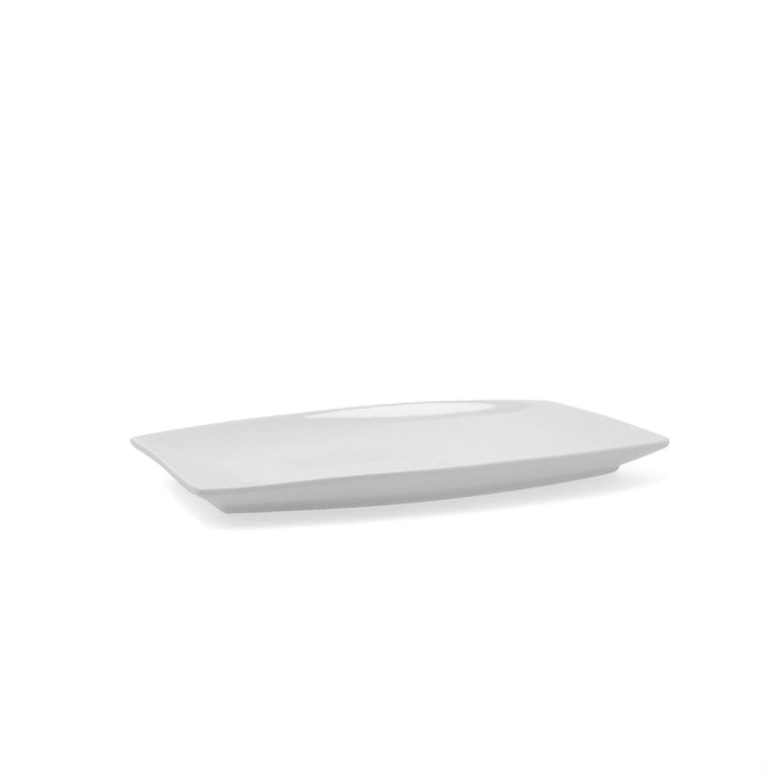 Bandeja de Horno Quid Gastro Cerámica Blanca (30,5 x 19,5 x 2,5 cm) (Pack 4x)