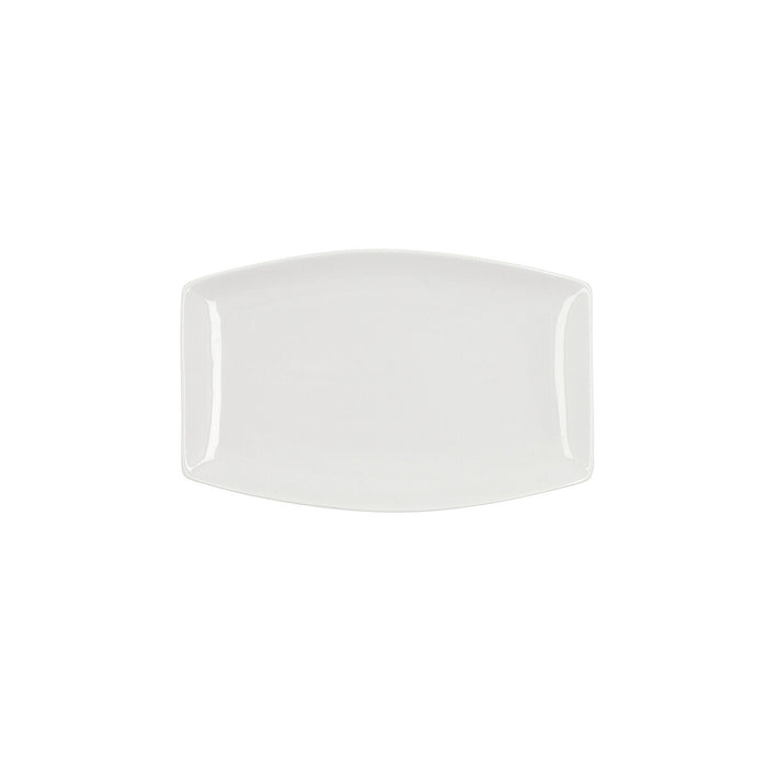 Bandeja Quadrada Cerâmica Branca Quid Gastro (25,2 x 16 x 2 cm) (6 unidades)