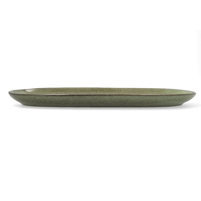 Assadeira Bidasoa Ikonic Verde Cerâmica (36 x 16 cm) (Pack 2x)
