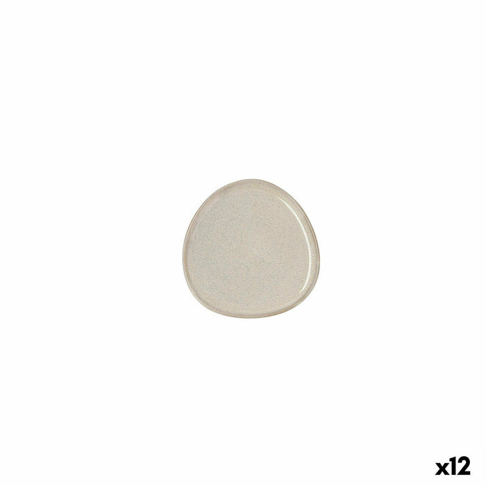 Prato de Jantar Bidasoa Ikonic Cerâmica Branca 11 x 11 cm (12 Unidades) (Pack 12x)