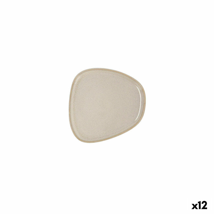 Prato de Jantar Bidasoa Ikonic Cerâmica Branca 14 x 13,6 cm (12 Unidades) (Pack 12x)