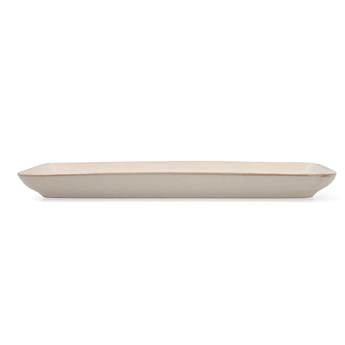 Teglia da Cucina Bidasoa Ikonic Bianco Ceramica 28 x 14 cm (Pack 4x)