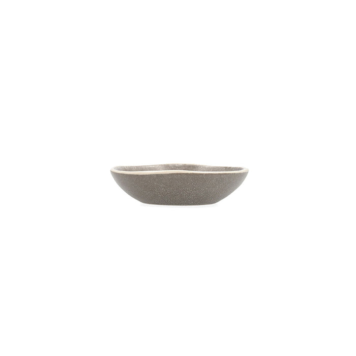 Ciotola Bidasoa Gio Ceramica Grigio 12 x 3 cm (12 Unità)