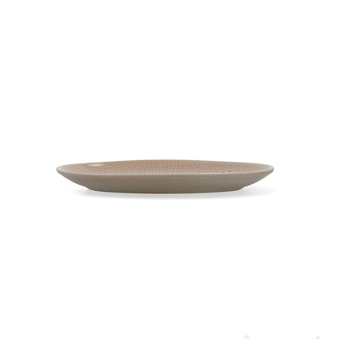 Piatto da pranzo Ariane Porous Beige Ceramica Ø 27 cm (6 Unità)