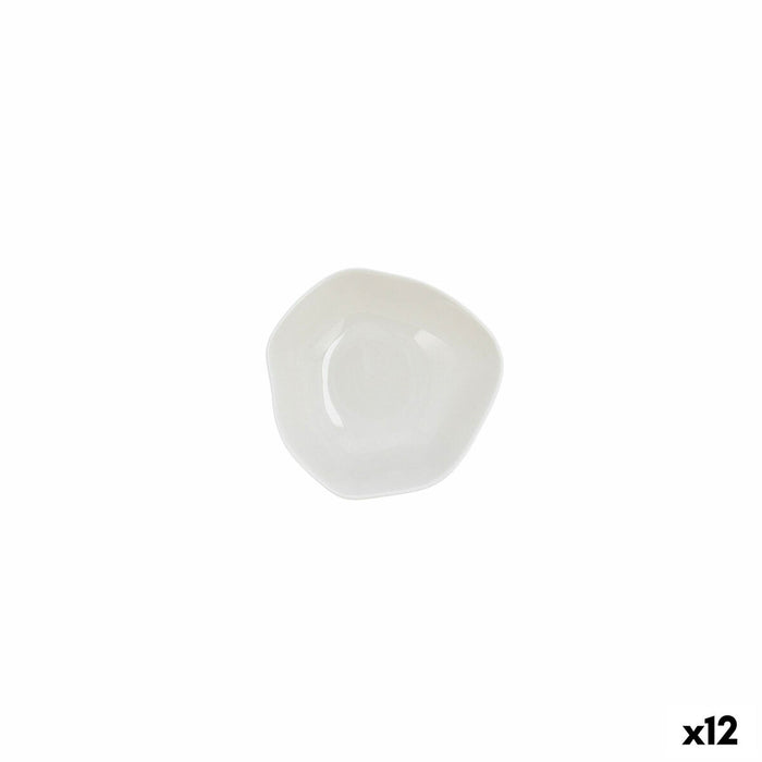 Tigela Terra Ariane Ø 14 cm Cerâmica Branca (12 Unidades)