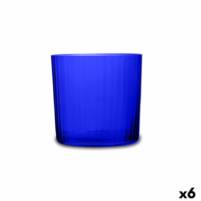 Cristal de Bohemia Óptica Cristal Azul Claro 350 ml (6 Uds)