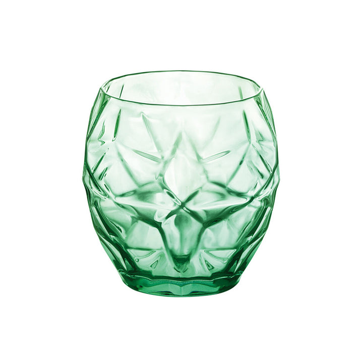 Vaso Cristal Oriente Verde 400 ml (6 Uds)