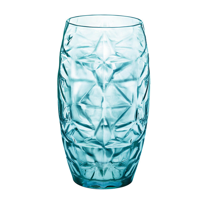 Vaso Cristal Azul Oriente 470 ml (6 Uds)