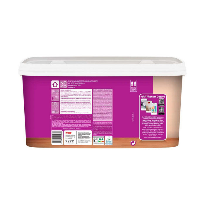 Pittura Titanlux 069630204 Bianco 4 L