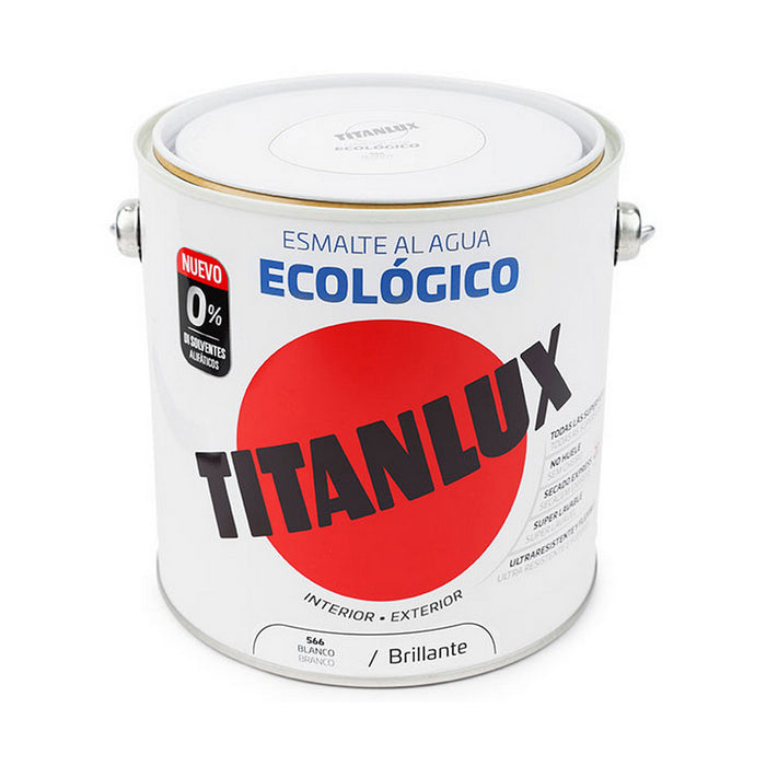 Tratamiento Titanlux 00t056625 Base esmalte Base Agua Blanco 2,5 L Luminoso
