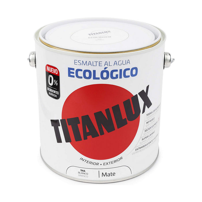 Tratamento Titanlux 02t056625 Esmalte base À base de água Branco 2,5 L 2,5 L