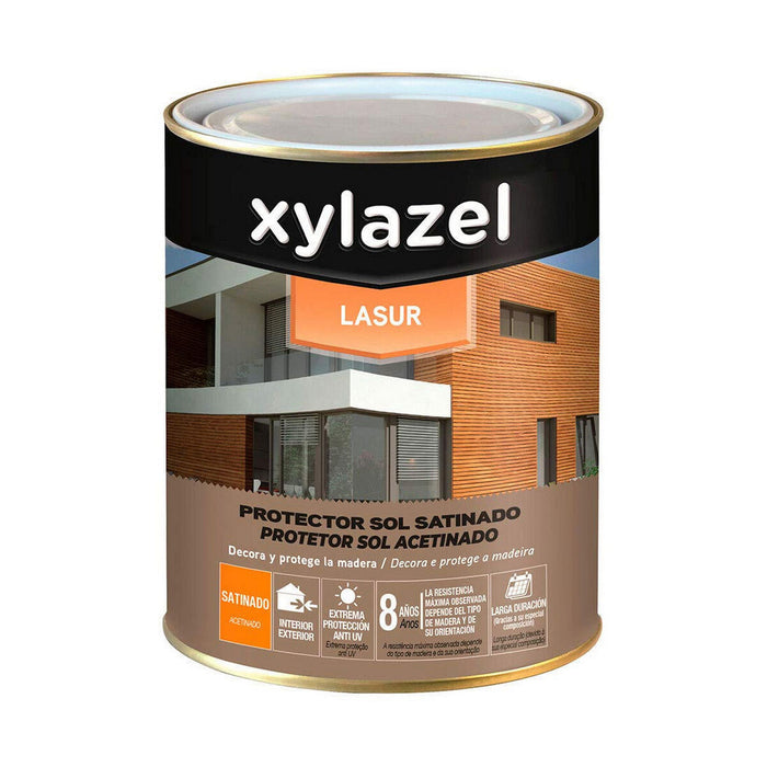 Protector de superficies Xylazel 5396903 Resistente a los rayos UV Incoloro Satinado 375 ml