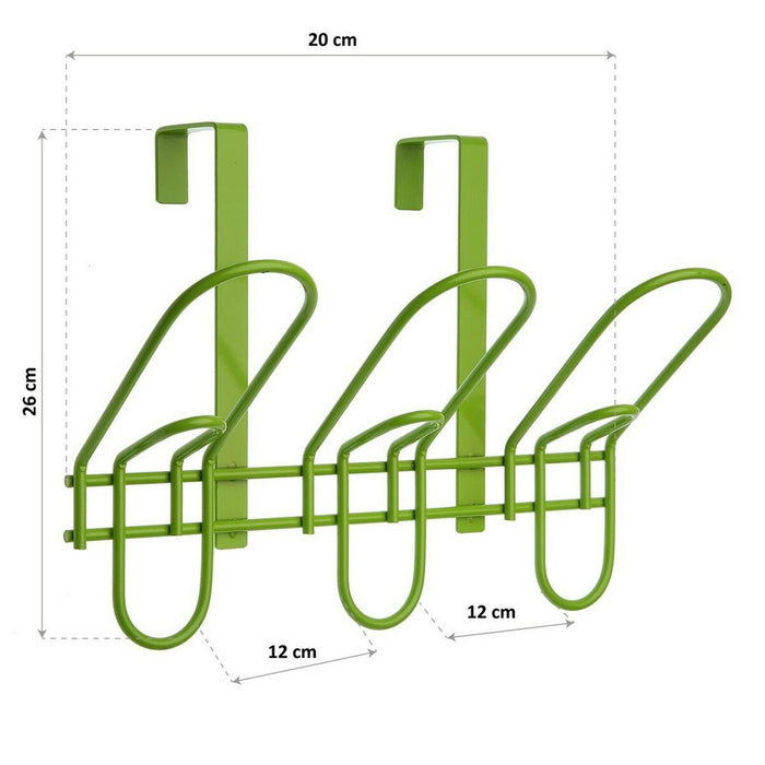 Appendiabiti per Porte Versa Metallo (12 x 26 x 20 cm)