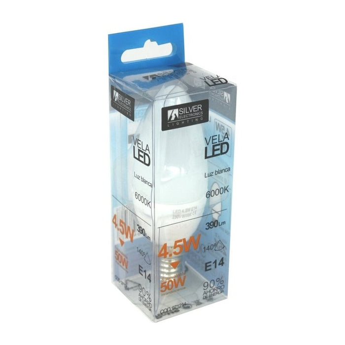 Lampadina LED Silver Electronics 971214 5W E14 5000K Bianco