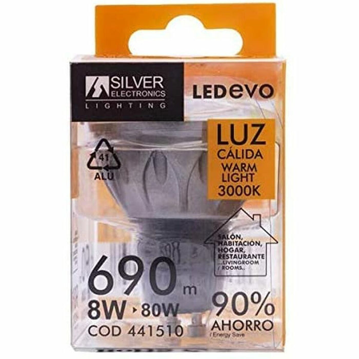 Lampadina LED Silver Electronics EVO 3000K GU5.3 8W