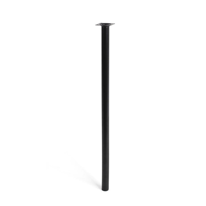 Patas Rei 401g Cilíndrico Acero Moderno Negro (Ø 3 x 70 cm)