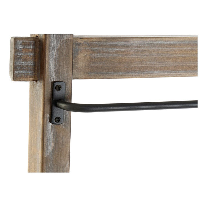 Cabide DKD Home Decor Wood Metal (46 x 9 x 1 cm)