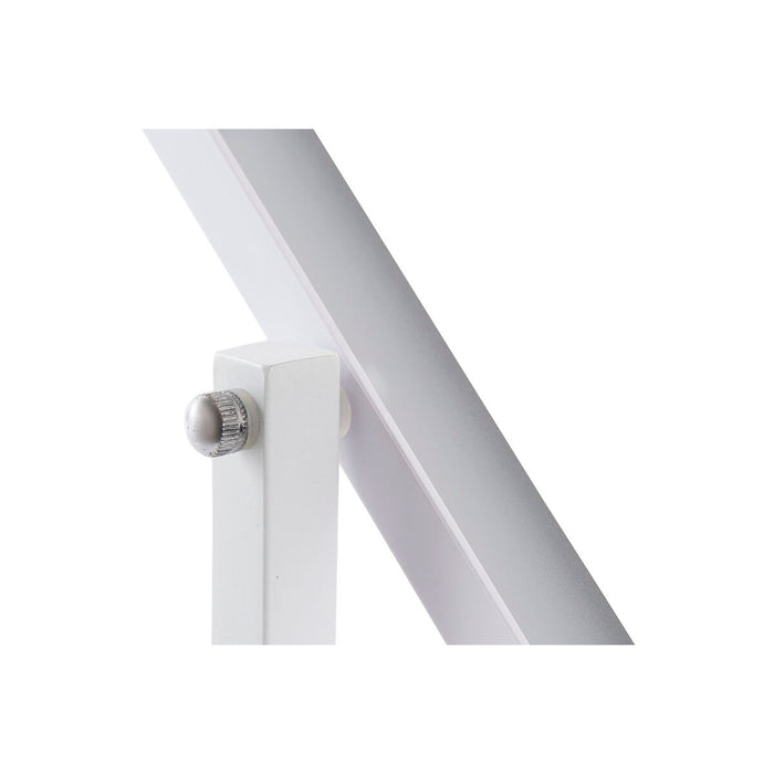 Specchio LED Touch da Tavolo DKD Home Decor Metallo Bianco (35 x 2 x 45 cm)