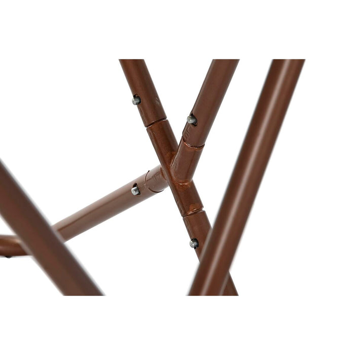 Cadeira de jardim DKD Home Decor Black Brown Cotton Iron (74 x 65 x 90 cm)