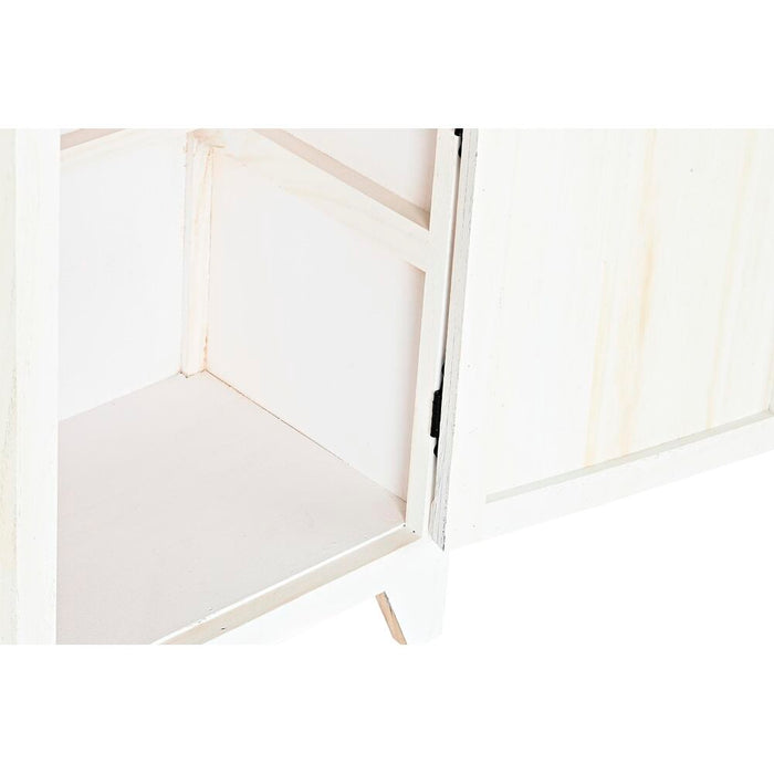 Comodino DKD Home Decor Per bambini Grigio Rosa Bianco Giallo (40 x 29 x 73,5 cm)