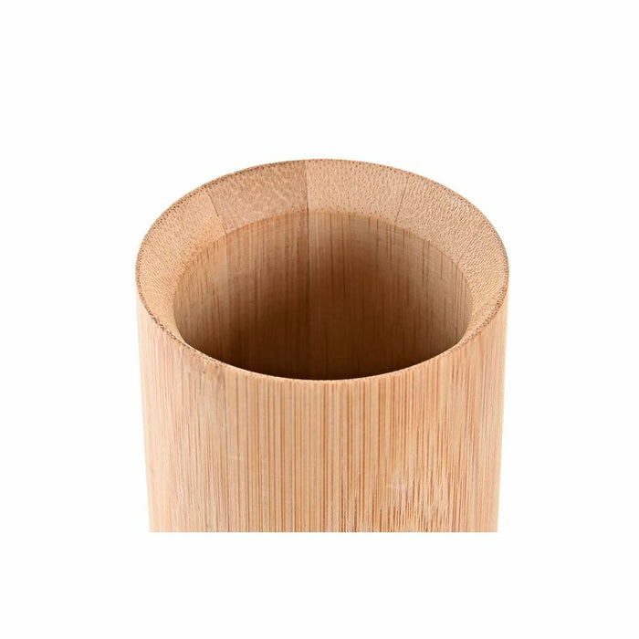 Portaspazzolini da Denti DKD Home Decor Naturale Bambù polipropilene 7 x 7 x 11 cm