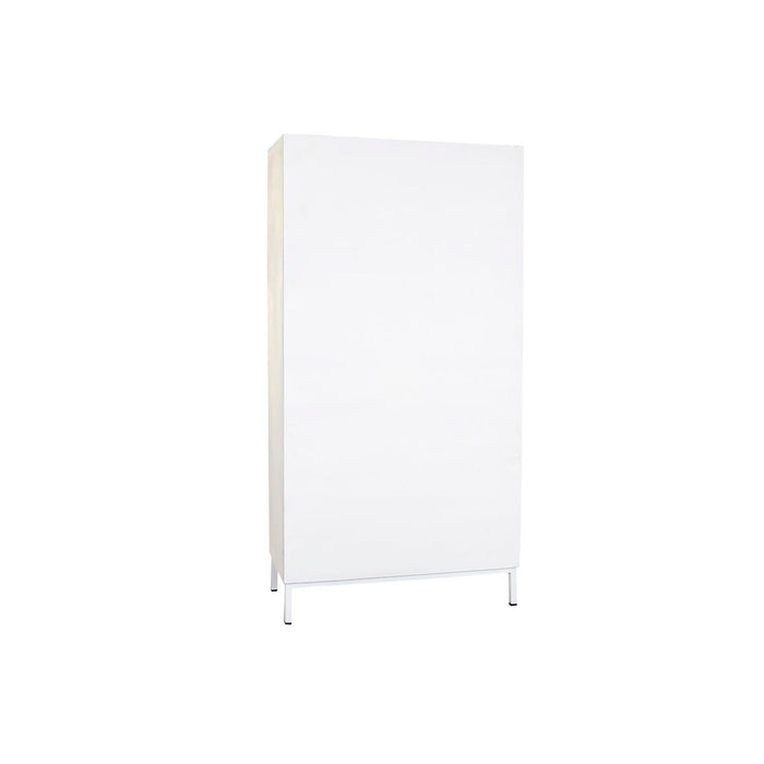 Scaffale DKD Home Decor Bianco Metallo Legno di mango 90 x 40 x 180 cm