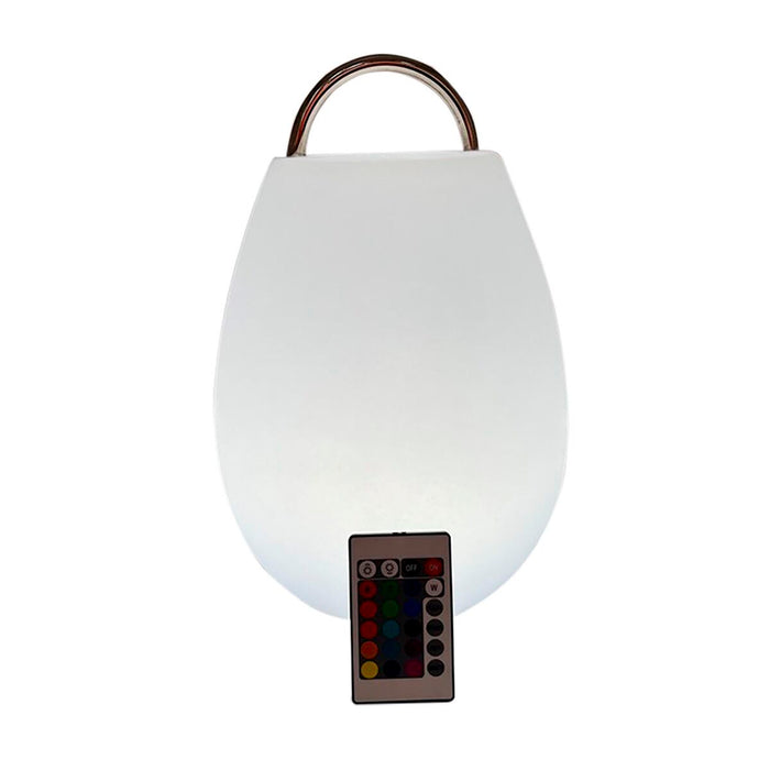 Lámpara solar DKD Home Decor Polietileno Negro Blanco (22 x 22 x 31,5 cm)
