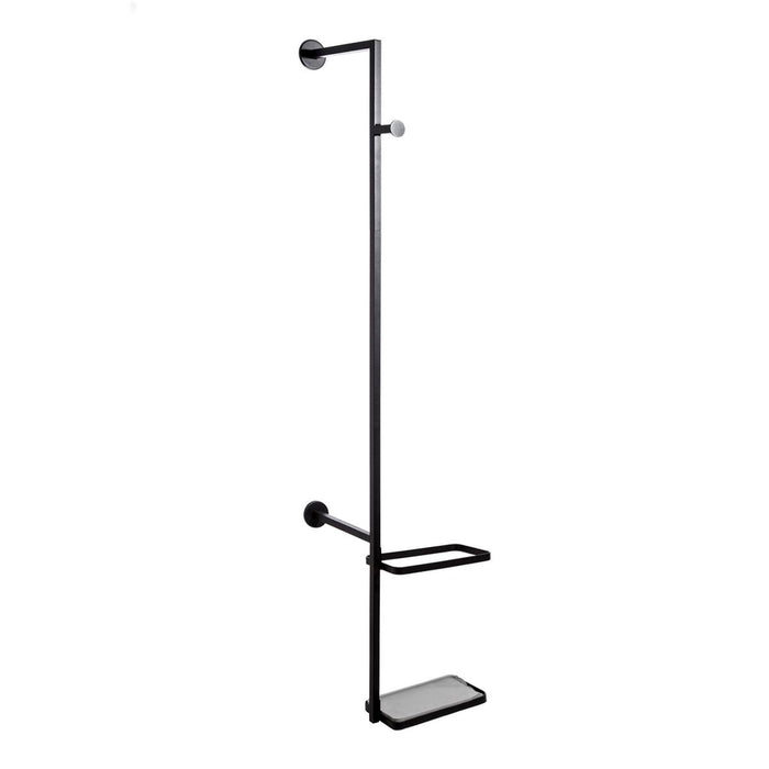 Cabide 37 x 37 x 170 cm Metal industrial preto