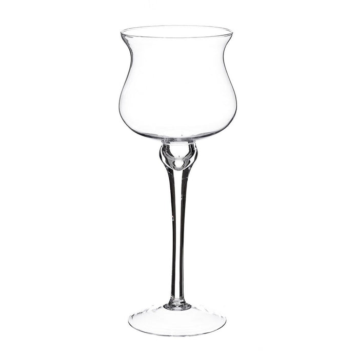 Candelabro 16 x 16 x 45 cm Cristal Transparente