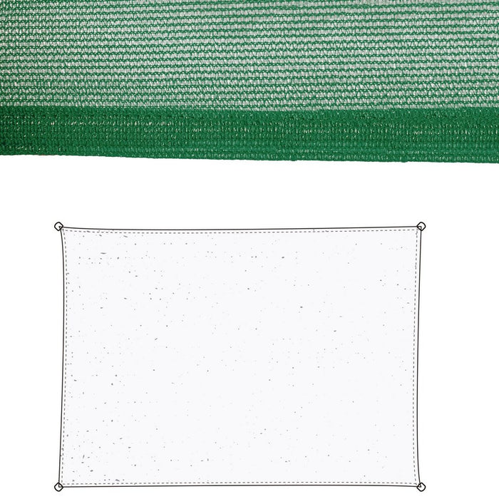 Tecido para Tenda 300 x 400 x 0,5 cm Polietileno Verde