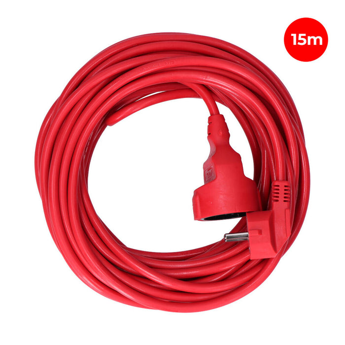 Cable Alargador EDM Flexible 3 x 1,5 mm Rojo 15 m