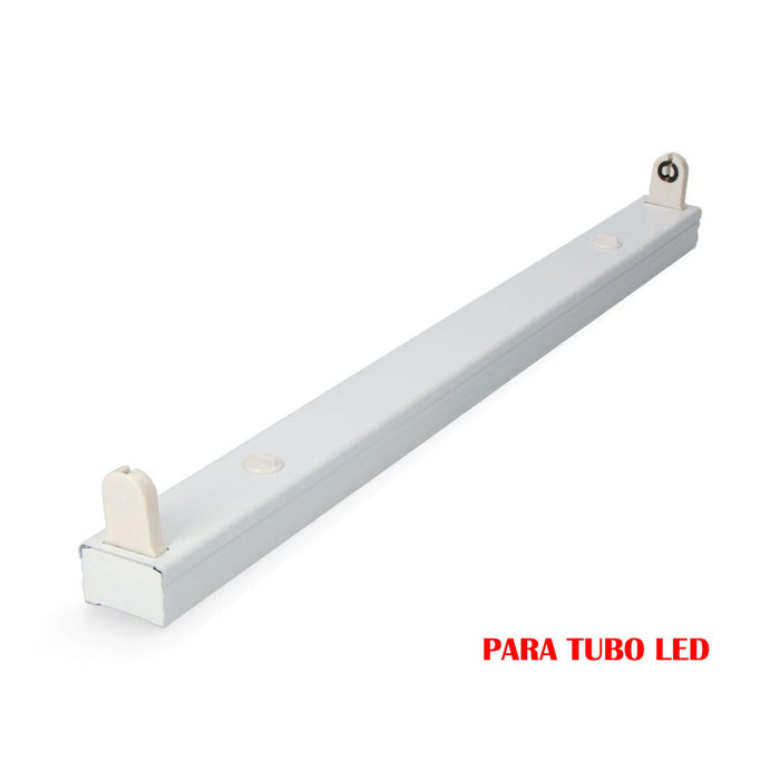 Regleta multitomas EDM Tubo fluorescente Tubo LED blanco 9 W