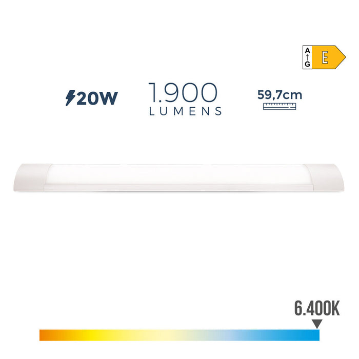 Tubo LED EDM Branco A 20 W 1900 Lm (6400 K)