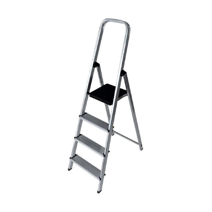 Escalera Plegable de 4 Peldaños de Aluminio EDM (43 x 10,5 x 149 cm)