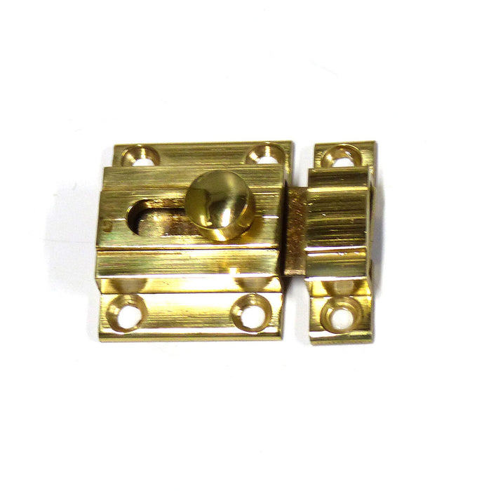 Trava de porta EDM Barrete banhado a ouro 20 mm latão polido