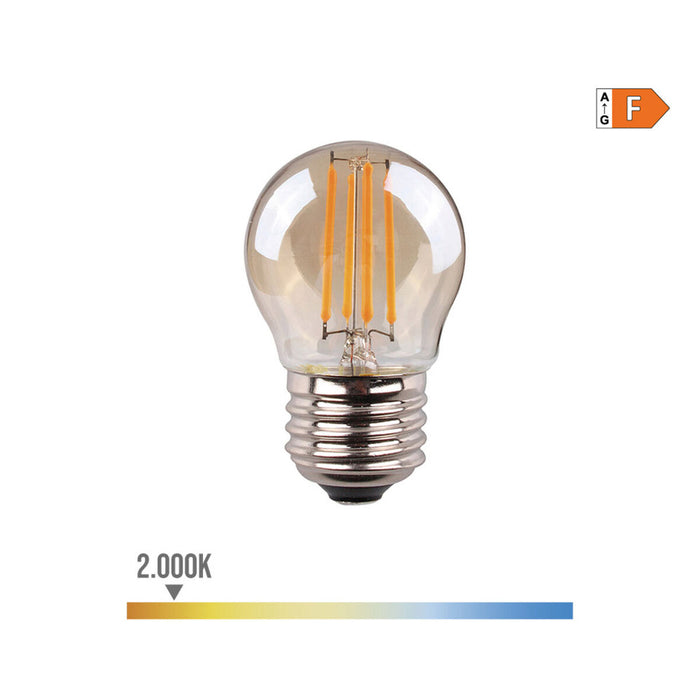 Lampadina LED EDM F 4,5 W E27 350 lm 4,5 x 7,8 cm (2000 K)