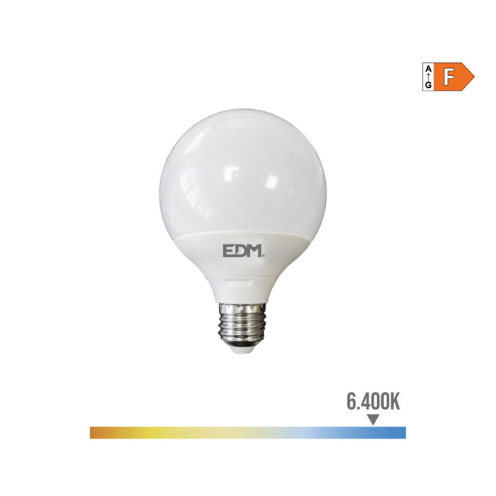 Lampadina LED EDM F 15 W E27 1521 Lm Ø 12,5 x 14 cm (6400 K)