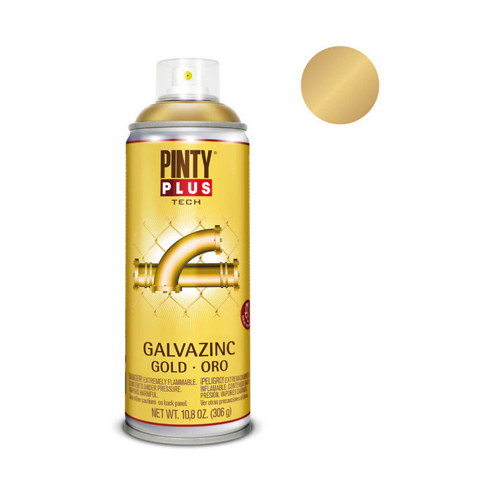 Pintyplus Tech Galvazinc tinta spray G151 400ml Gold