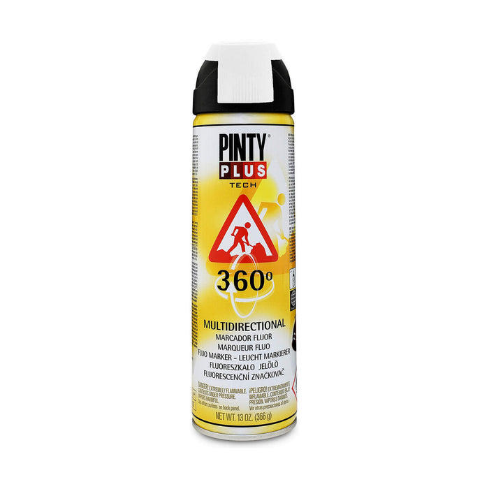 Tinta Spray Pintyplus Tech T101 360º Branco 500 ml