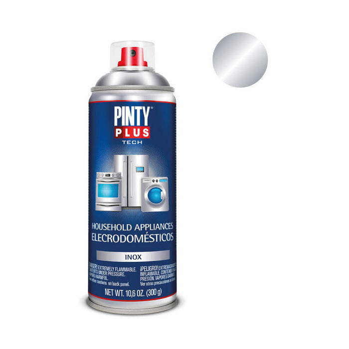 Pintyplus Tech E150 pintura en spray electrodomésticos 400 ml Plata