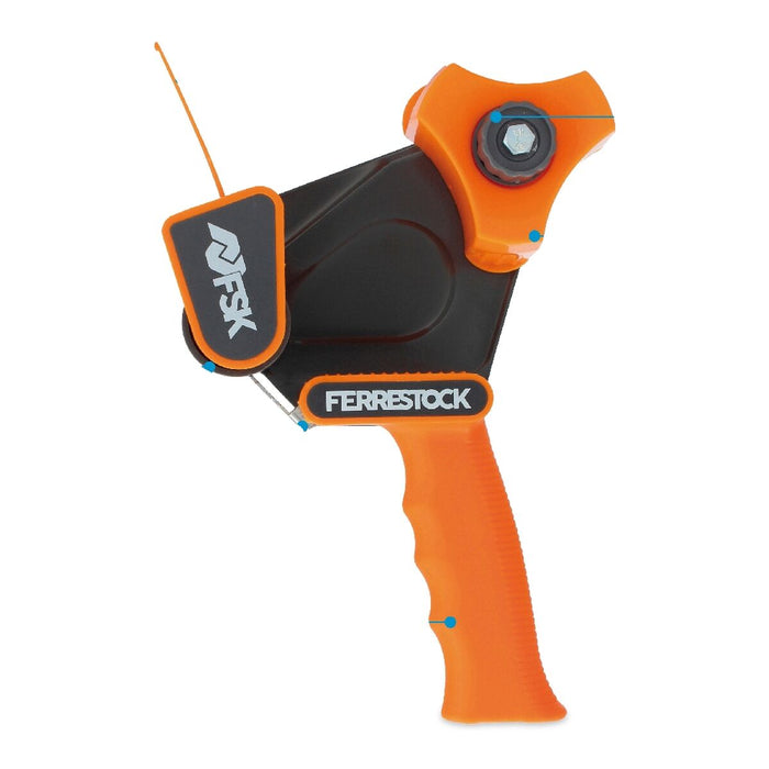 Dispensador manual de fita laranja Ferrestock